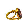 Antique Micro Mosaic Set in 18k Gold Ring. Micromosaic, Rome - Image 5