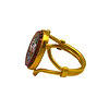 Antique Micro Mosaic Set in 18k Gold Ring. Micromosaic, Rome - Image 6
