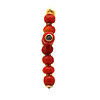 Antique Cross Pendant, Red Mediterranean Coral and 18k Gold - Image 5
