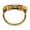 (4607)Ancient Roman Silver Coin in a Modern 18 kt Gold Ring - Image 7