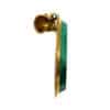 Glass Micro Mosaic Gold Pendent, Roman Ruins. Rome, 19th c - Image 7