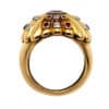 Old European 18-carat Gold Ring with Rubies and Diamonds - Image 7