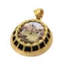 Antique Micro Mosaic Pendant, Gold 18-carat Mount, Roma, Mid of the 19th century - Image 4