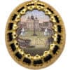 Antique Micro Mosaic Pendant, Gold 18-carat Mount, Roma, Mid of the 19th century - Image 7