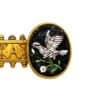 Antique Micromosaic Brooch late 19th c., Set in 18-carat. Rome - Image 7